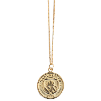 Manchester City nyaklánc medállal 18ct Gold Plated on Silver