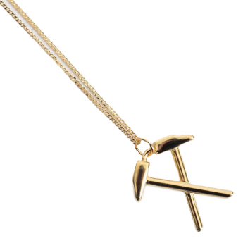 West Ham United nyaklánc medállal 18ct Gold Plated on Silver