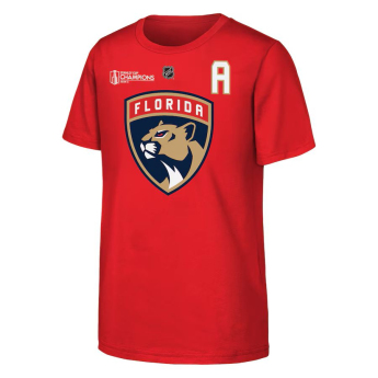 Florida Panthers gyerek póló Matthew Tkachuk #19 2024 Stanley Cup Champions Name & Number
