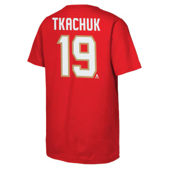 Florida Panthers gyerek póló Matthew Tkachuk #19 2024 Stanley Cup Champions Name & Number