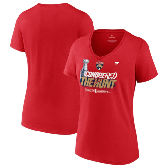 Florida Panthers női póló 2024 Stanley Cup Champions Celebration V-Neck
