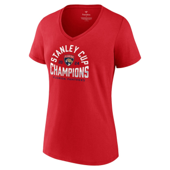 Florida Panthers női póló 2024 Stanley Cup Champions Signature Roster V-Neck