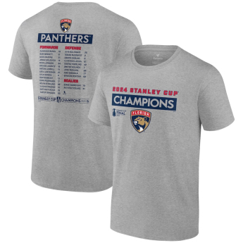 Florida Panthers férfi póló 2024 Stanley Cup Champions Roster