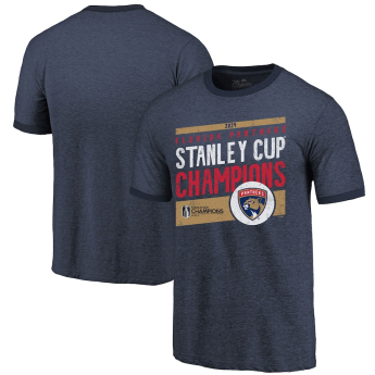 Florida Panthers férfi póló 2024 Stanley Cup Champions Tri-Blend Ringer