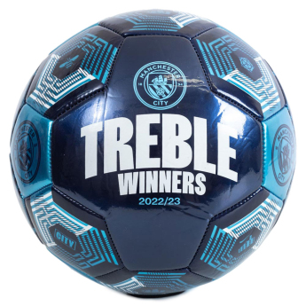 Manchester City futball labda Treble Winners