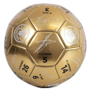 Manchester City futball labda Treble Winners Sig