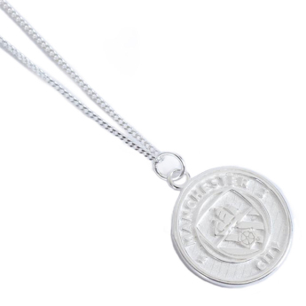 Manchester City nyaklánc medállal Sterling Silver