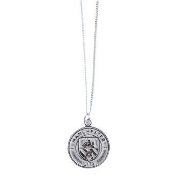 Manchester City nyaklánc medállal Sterling Silver