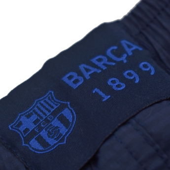 FC Barcelona férfi fürdőruha Gofre navy