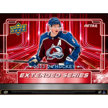 NHL dobozok NHL hokikártyák 2023-24 Upper Deck Extended Series Hockey Blaster Box
