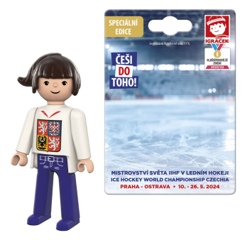 Jégkorong képviselet bábu Woman hockey fan white