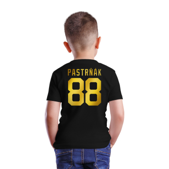 Jégkorong képviselet gyerek póló #88 PASTA CUP Ice Hockey World Championship Czechia MS 2024 GOLD EDITION Black