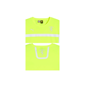 Ferrari férfi póló Reflective yellow F1 Team 2024