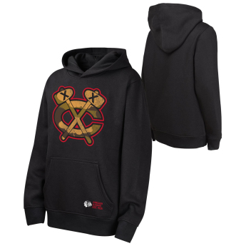 Chicago Blackhawks gyerek kapucnis pulóver Down To The Wire Po Fleece Hood
