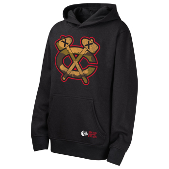 Chicago Blackhawks gyerek kapucnis pulóver Down To The Wire Po Fleece Hood