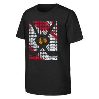 Chicago Blackhawks gyerek póló Box Ss Ctn Tee