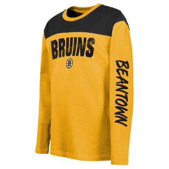 Boston Bruins gyerek hosszú ujjú póló Unbeaten Run Ls Crew Nk Tee