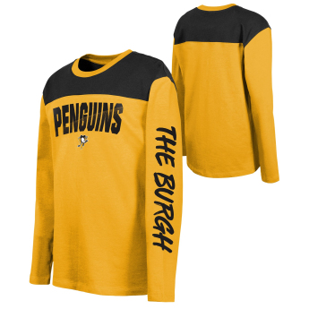 Pittsburgh Penguins gyerek hosszú ujjú póló Unbeaten Run Ls Crew Nk Tee