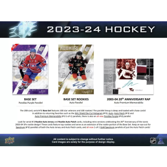 NHL dobozok NHL hokikártyák 2023-24 Upper Deck SPx Hockey Hobby Box