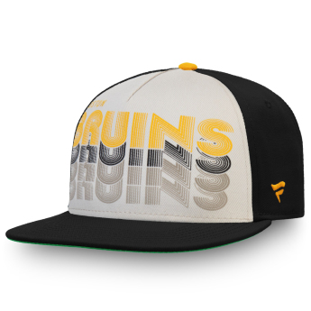 Boston Bruins baseball flat sapka True Classic Cream Black