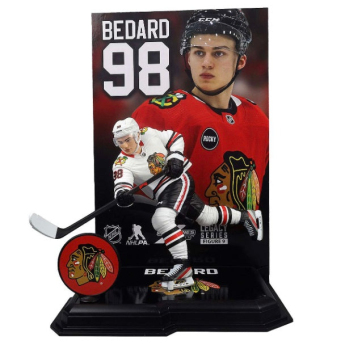 Chicago Blackhawks bábu Connor Bedard #98 Figure SportsPicks LIMITED PLATINUM CHASE