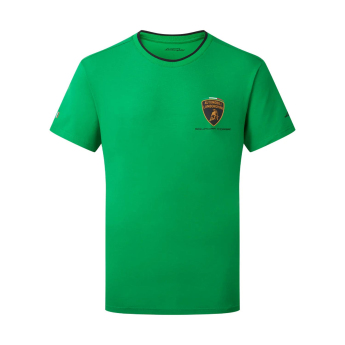 Lamborghini férfi póló Squadra Corse green 2024
