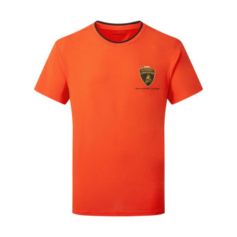 Lamborghini férfi póló Squadra Corse orange 2024