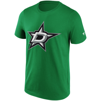 Dallas Stars férfi póló Primary Logo Graphic green