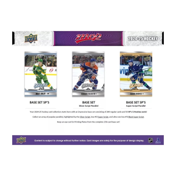NHL dobozok NHL hokikártyák 2024-25  Upper Deck MVP Hockey Hobby Box