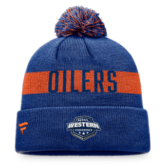 Edmonton Oilers téli sapka Fundamental Beanie Cuff with Pom
