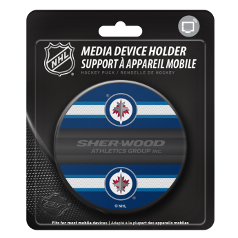 Winnipeg Jets telefon tartó Puck Media Holder