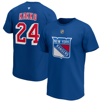New York Rangers férfi póló Authentic Stack Name & Number