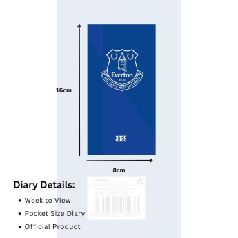 FC Everton napló Slim 2025