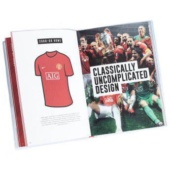 Manchester United könyv Classic Kits