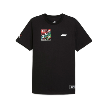 Forma 1 férfi póló Monza GP black 2024