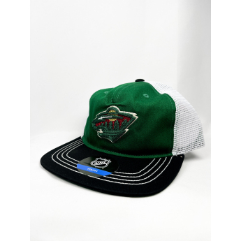 Minnesota Wild gyerek flat siltes sapka Striped Meshback Flabrim