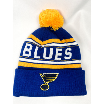 St. Louis Blues gyerek téli sapka Jacquard Cuffed Knit With Pom