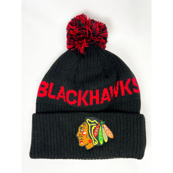 Chicago Blackhawks gyerek téli sapka Cufed Knit With Pom