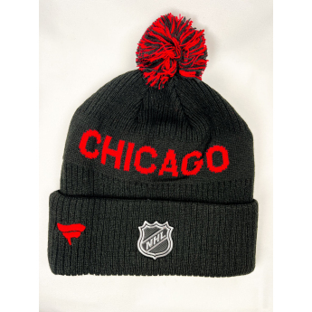 Chicago Blackhawks gyerek téli sapka Cufed Knit With Pom