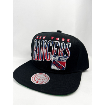 New York Rangers baseball flat sapka Line Work Snapback Vntg
