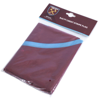 West Ham United zászló Crest Stripe