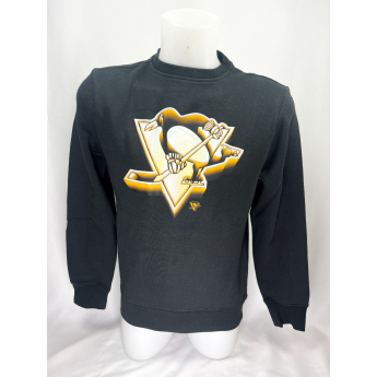 Pittsburgh Penguins férfi pulóver Chrome Graphic Crew Sweatshirt Black