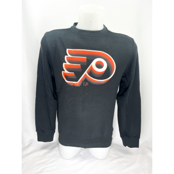 Philadelphia Flyers férfi pulóver Chrome Graphic Crew Sweatshirt Black