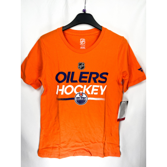Edmonton Oilers gyerek póló Apro Wordmark Ss Ctn Tee