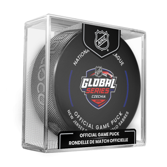 NHL termékek korong NHL Global Series 2024 Czechia Buffalo Sabres vs New Jersey Devils Official Game