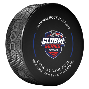 NHL termékek korong NHL Global Series 2024 Czechia Buffalo Sabres vs New Jersey Devils Official Game
