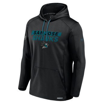 San Jose Sharks férfi kapucnis pulóver AP Rink Poly Fleece Pullover Hood