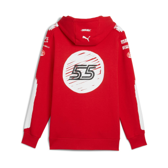 Ferrari férfi kapucnis pulóver Carlos Sainz by Joshua Vides F1 Team 2024