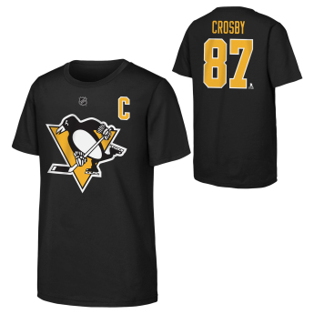 Pittsburgh Penguins gyerek póló Sidney Crosby Flat Captains N&N Ctn Tee