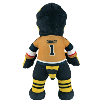 Vegas Golden Knights férfi kapucnis pulóver Vegas Golden Knights Chance #1 Plush Figure (Gold Jersey)
